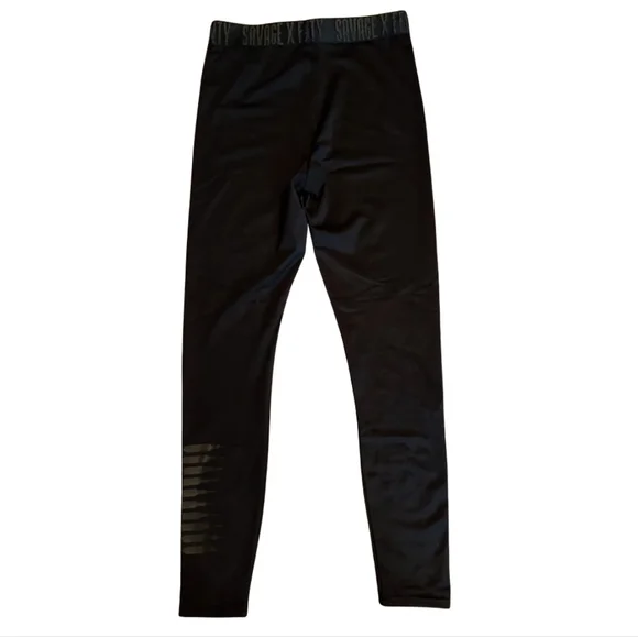 Savage X Fenty Logo Leggings In Black - Picture 10 of 16